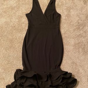 Black sleek dress